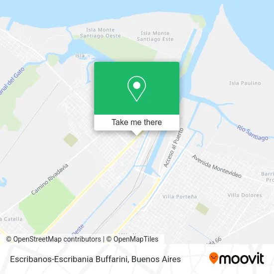 Mapa de Escribanos-Escribania Buffarini