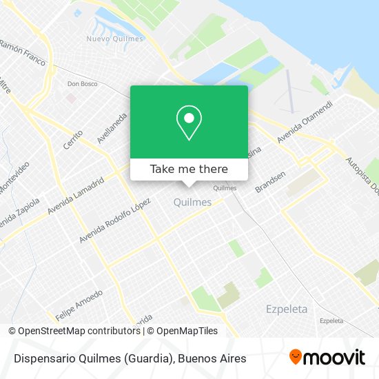 Dispensario Quilmes (Guardia) map