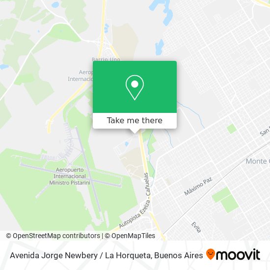 Mapa de Avenida Jorge Newbery / La Horqueta