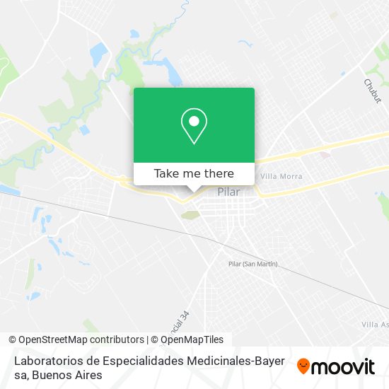 Mapa de Laboratorios de Especialidades Medicinales-Bayer sa