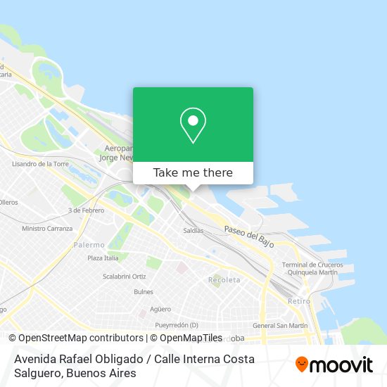 Avenida Rafael Obligado / Calle Interna Costa Salguero map