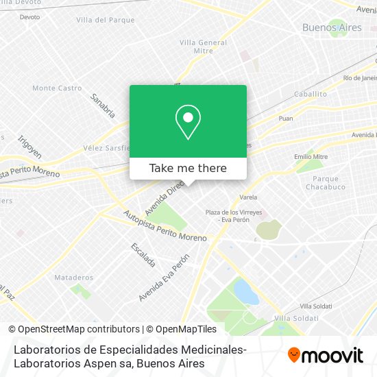 Laboratorios de Especialidades Medicinales-Laboratorios Aspen sa map