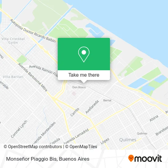 Mapa de Monseñor Piaggio Bis