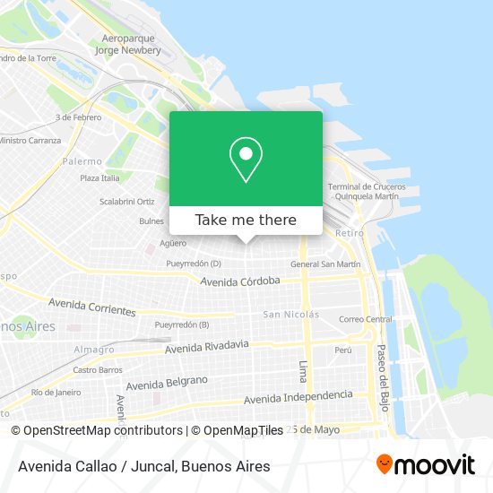 Avenida Callao / Juncal map