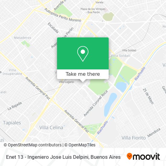 Mapa de Enet 13 - Ingeniero Jose Luis Delpini