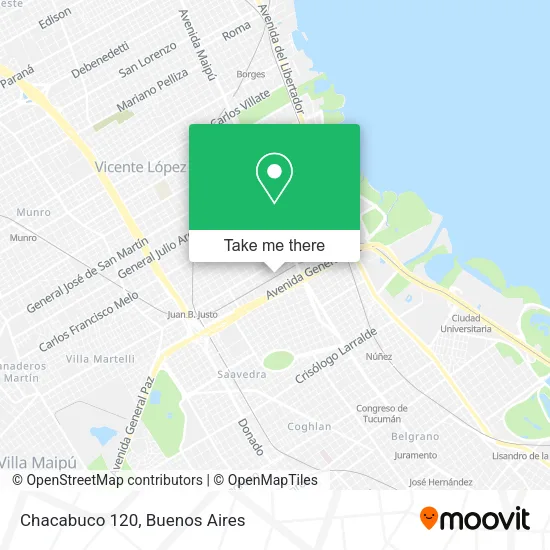 Chacabuco 120 map