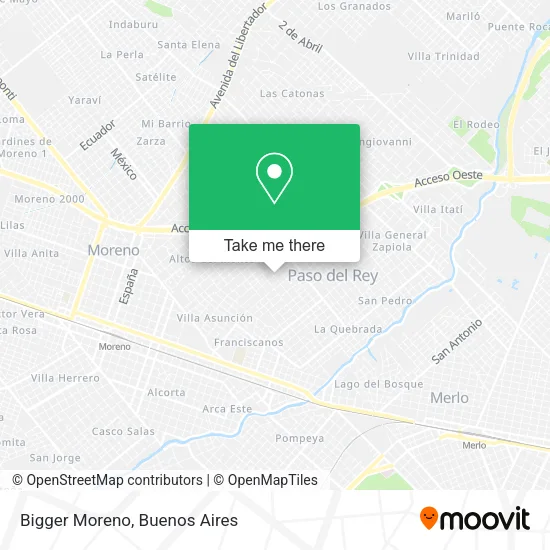 Mapa de Bigger Moreno
