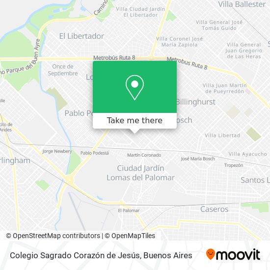 Colegio Sagrado Corazón de Jesús map
