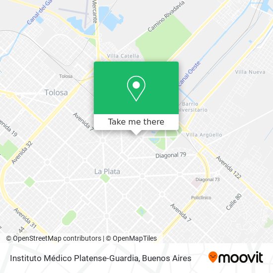 Instituto Médico Platense-Guardia map
