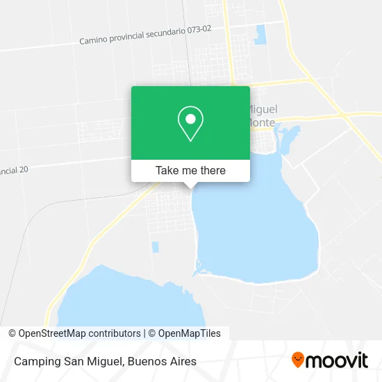 Mapa de Camping San Miguel