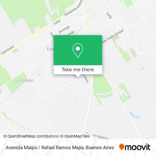 Avenida Maipú / Rafael Ramos Mejía map