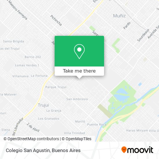 Colegio San Agustin map