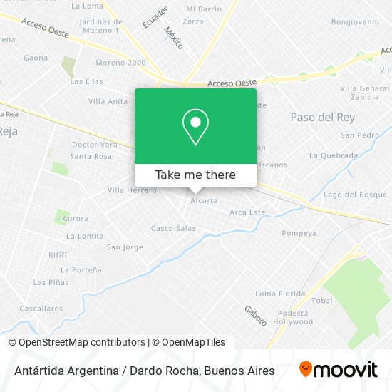 Mapa de Antártida Argentina / Dardo Rocha