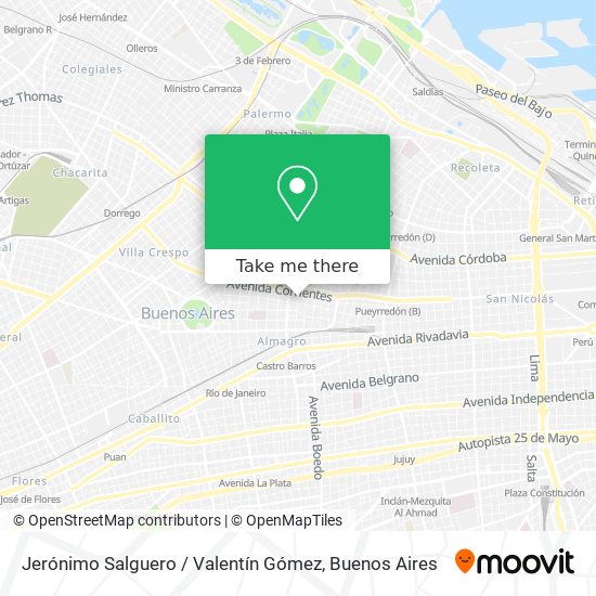 Mapa de Jerónimo Salguero / Valentín Gómez
