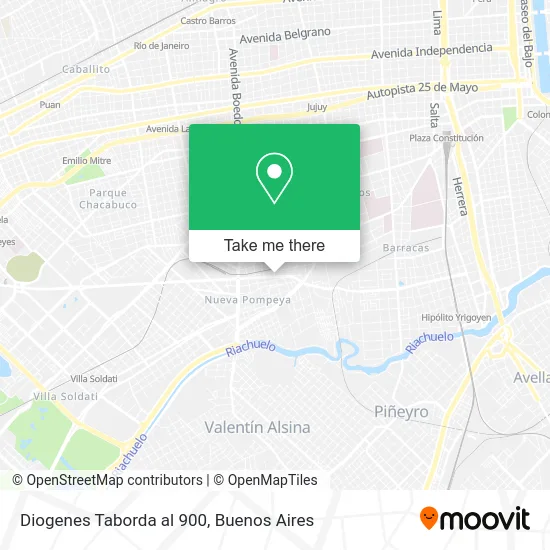 Diogenes Taborda  al 900 map