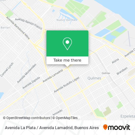 Avenida La Plata / Avenida Lamadrid map