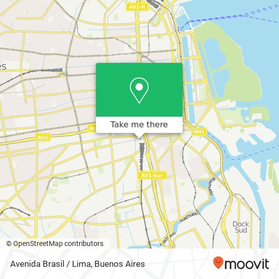 Avenida Brasil / Lima map