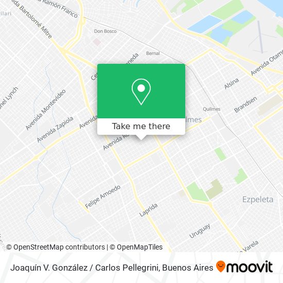 Joaquín V. González / Carlos Pellegrini map