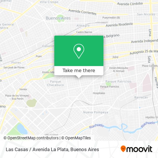 Las Casas / Avenida La Plata map