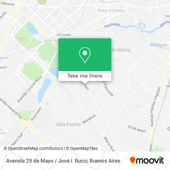 Avenida 25 de Mayo / José I. Rucci map