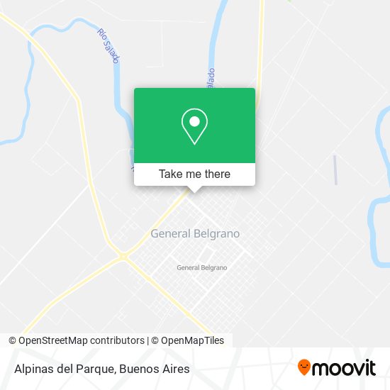 Alpinas del Parque map