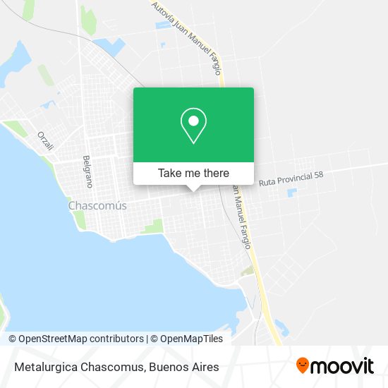 Mapa de Metalurgica Chascomus