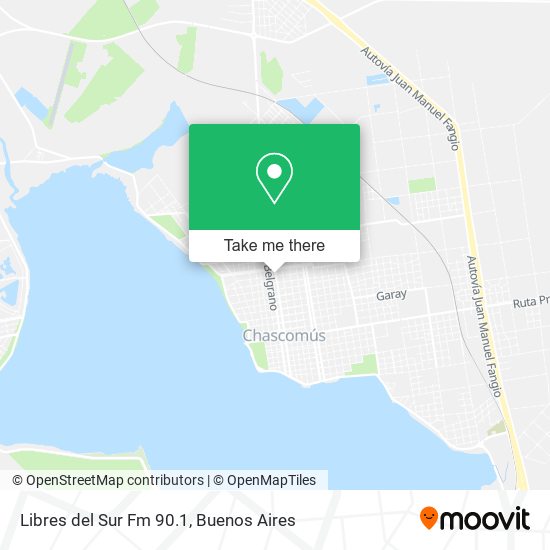 Libres del Sur Fm 90.1 map