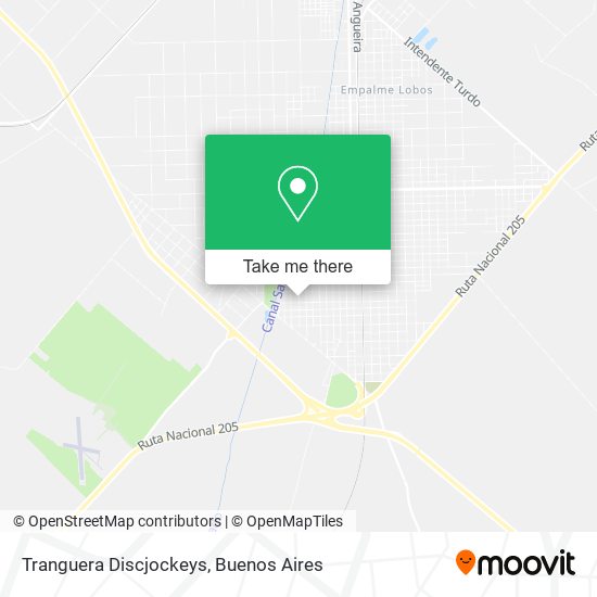 Tranguera Discjockeys map
