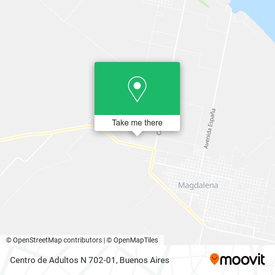 Mapa de Centro de Adultos N 702-01