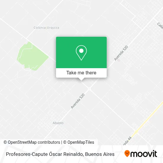 Profesores-Capute Óscar Reinaldo map