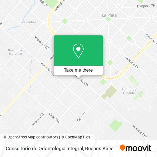 Consultorio de Odontología Integral map