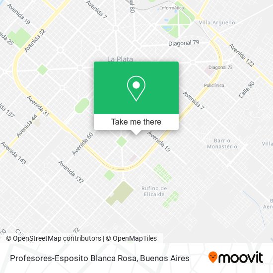 Profesores-Esposito Blanca Rosa map