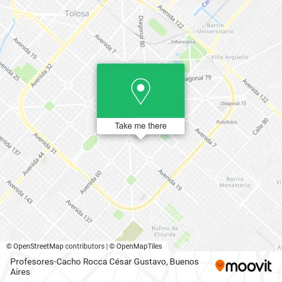 Profesores-Cacho Rocca César Gustavo map