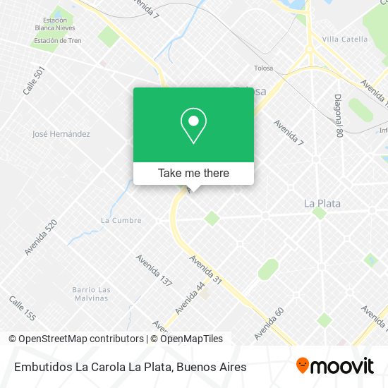 Embutidos La Carola La Plata map