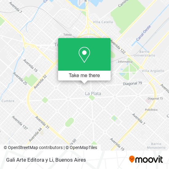 Gali Arte Editora y Li map