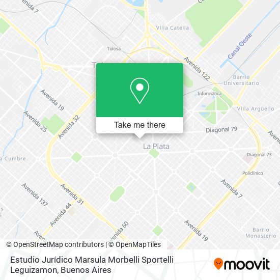 Estudio Jurídico Marsula Morbelli Sportelli Leguizamon map