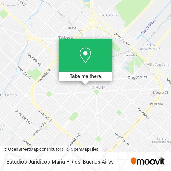 Estudios Juridicos-Maria F Rios map