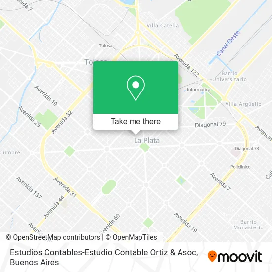 Estudios Contables-Estudio Contable Ortiz & Asoc map