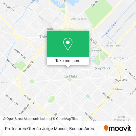 Profesores-Oteriño Jorge Manuel map