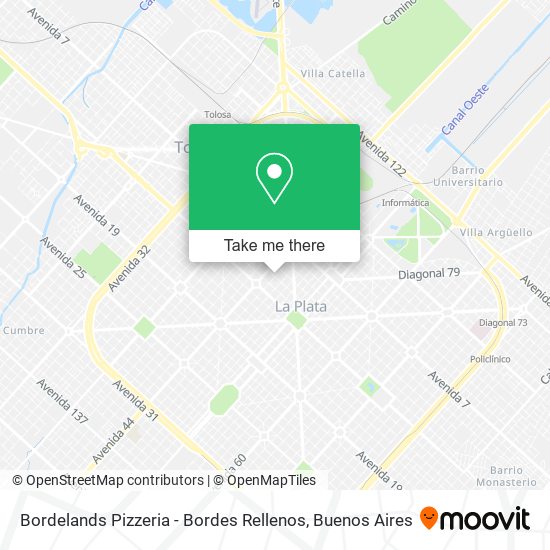 Bordelands Pizzeria - Bordes Rellenos map