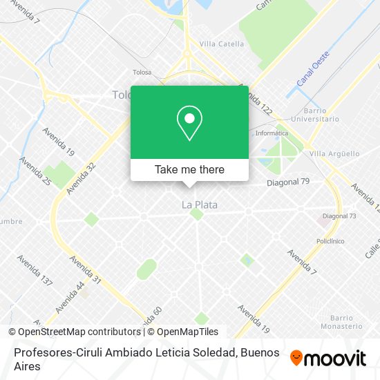 Profesores-Ciruli Ambiado Leticia Soledad map