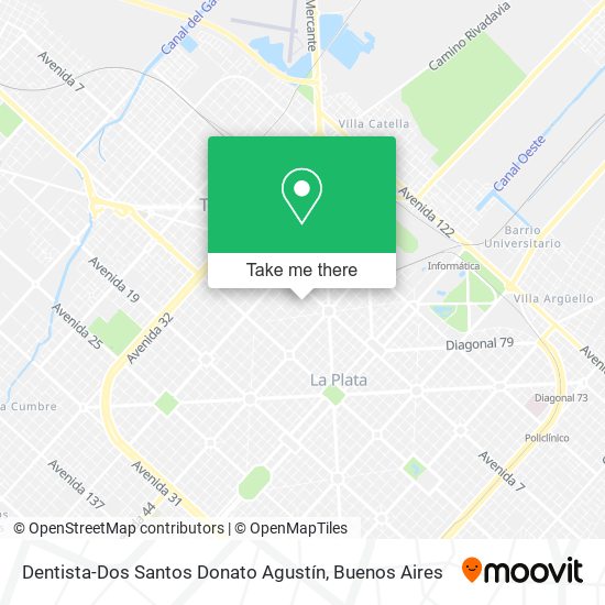 Mapa de Dentista-Dos Santos Donato Agustín