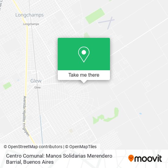 Centro Comunal: Manos Solidarias Merendero Barrial map