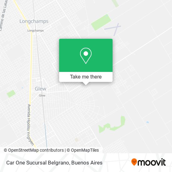 Car One Sucursal Belgrano map