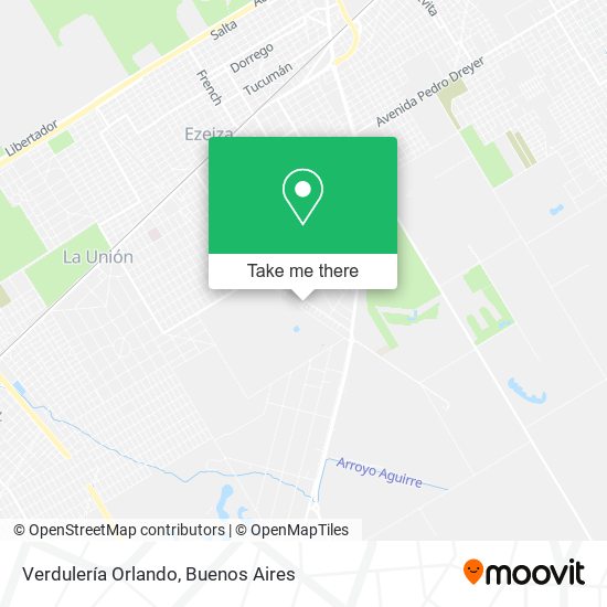 Verdulería Orlando map