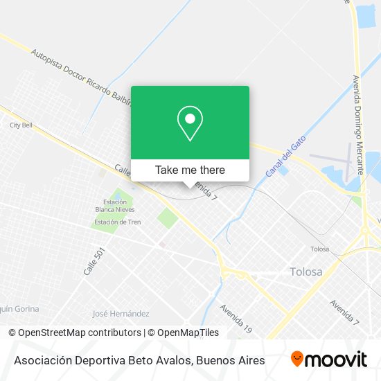 Asociación Deportiva Beto Avalos map