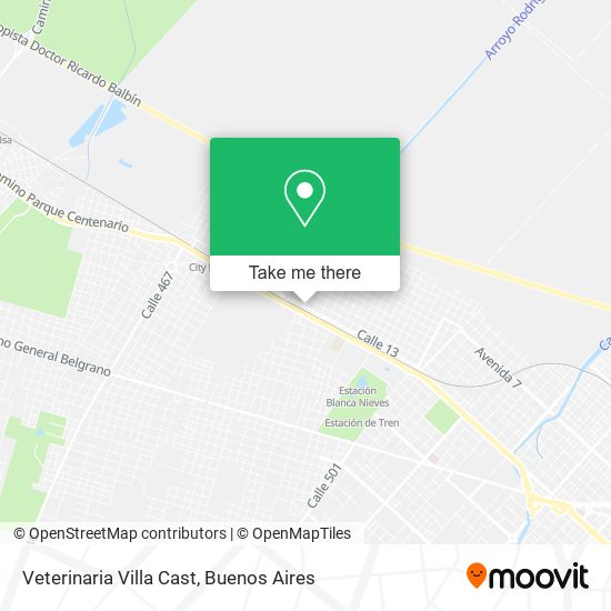 Veterinaria Villa Cast map