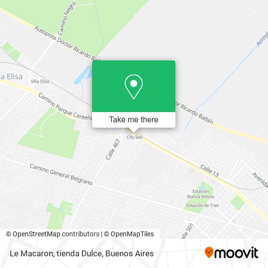 Mapa de Le Macaron, tienda Dulce