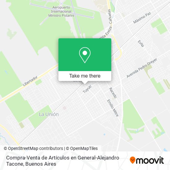 Compra-Venta de Artículos en General-Alejandro Tacone map
