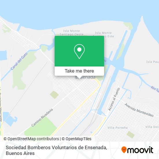 Sociedad Bomberos Voluntarios de Ensenada map